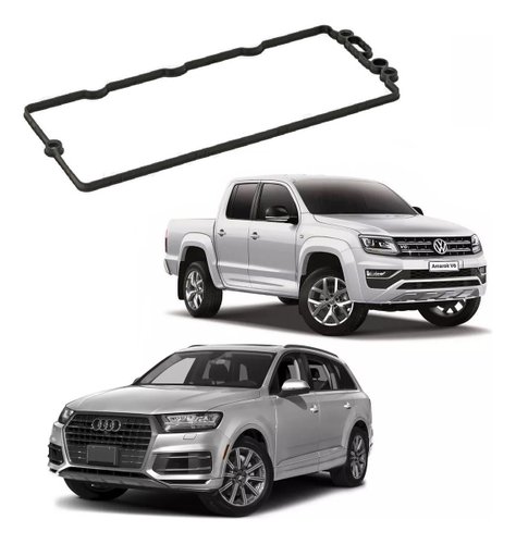 Junta tampa valv audi q7 3.0 v6 tdi 2019 esquerda cil 4 ao 6