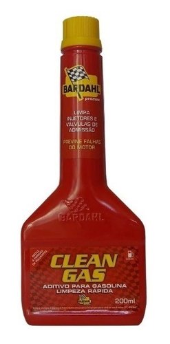 Kit 3 aditivo combustivel gasolina clean gas 200ml bardahl