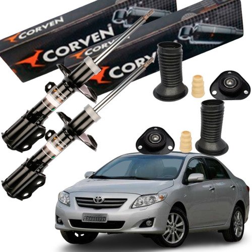 Kit amortecedor dianteiro corolla 2009 2010 2011 2012 a 2014