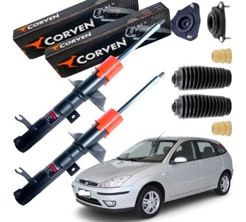 Kit amortecedor dianteiro corven focus 1.6 2004 2005 2006