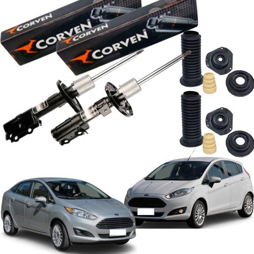 Kit amortecedor dianteiro new fiesta 2010 2011 2012 a 2018