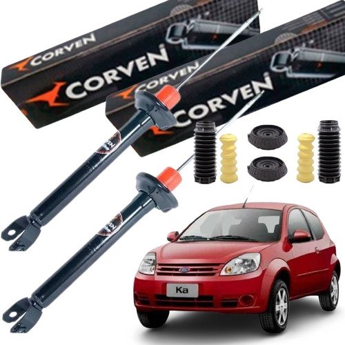 Kit amortecedor traseiro corven ford ka 1.0 2011 2012 2013