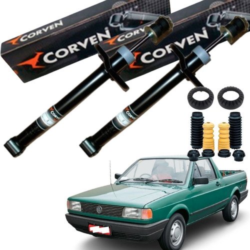 Kit amortecedor traseiro saveiro quadrada 1984 1985 a 1997