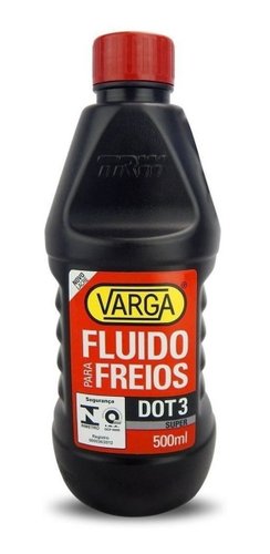 Kit c/ 5 fluído oleo de freio varga dot 3 500ml rclf00021