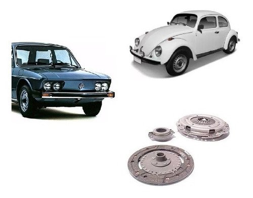Kit de embreagem fusca kombi brasilia variant 1500 1600 à ar