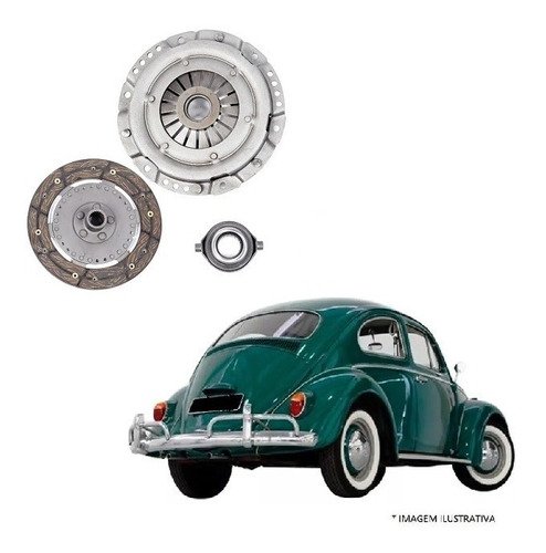 Kit embreagem fusca 1200 1300 antigo 65 66 67 68 69 70 71 72