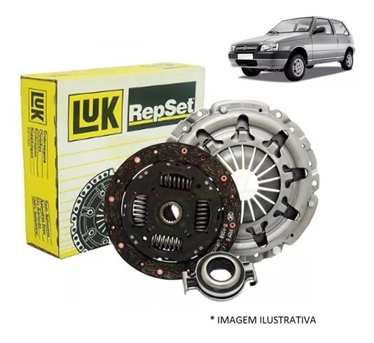 Kit embreagem luk uno 1.0 8v 97 98 99 2000 2001 2002 a 2009
