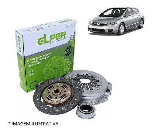 Kit embreagem new civic si 2.0 16v 2007 2008 2009 2010 2011