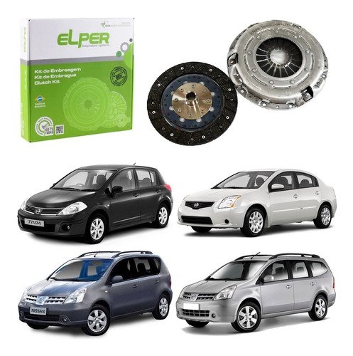 Kit embreagem original elper sentra 2.0 16v 2007 2008 a 2016