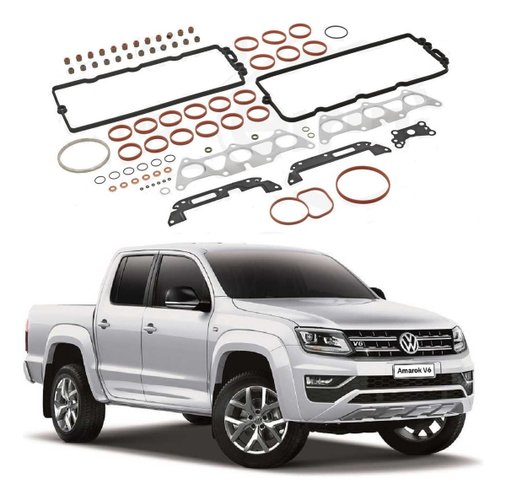 Kit junta retificação amarok 3.0 v6 audi q7 2019 sem jta cab