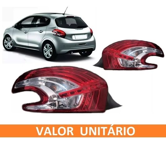 Lanterna peugeot 208 2013 2014 2015 2016 orig fitam unitário