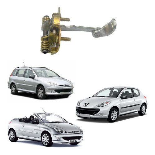 Limitador porta dianteira peugeot 206 1999 2000 2001 a 2008