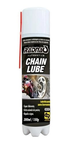 Lubrificante spray para corrente moto bike chain lube 300 ml