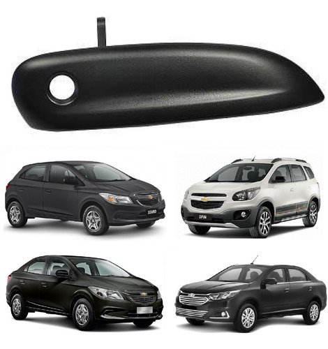 Maçaneta dianteira motorista c/furo s/chave cobalt 2011-2018