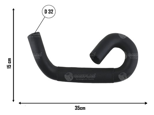 Mangueira inferior focus 2.0 16v 2014 a 2018 duratec