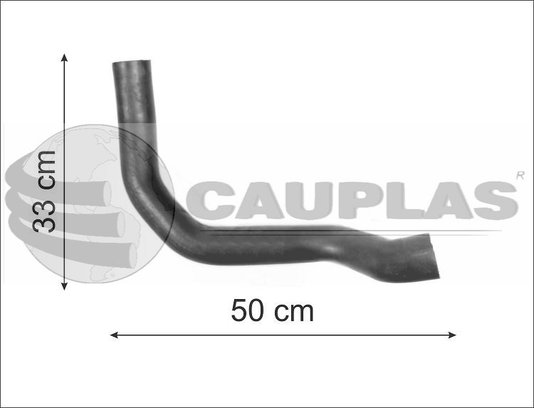 Mangueira intercooler ducato 2.8 2006 a 2009