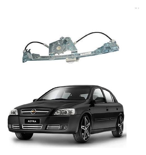 Maquina vidro elet s/m tras direit astra sedan 2010 2011
