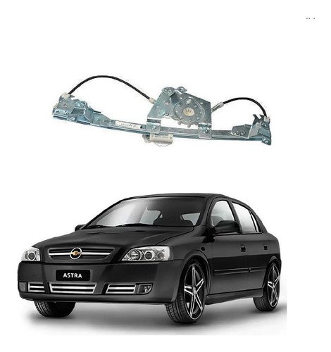 Maquina vidro elet s/m tras esquerd astra sedan 2006 2007