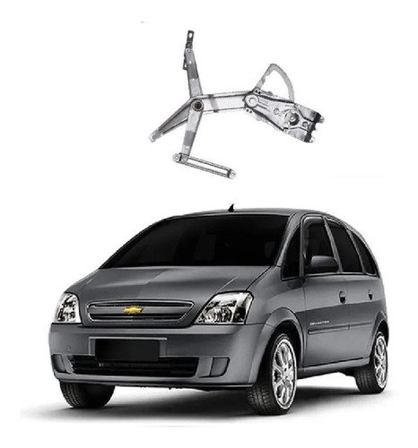Maquina vidro elet (s/motor) dt direita meriva 4p 2003/2012