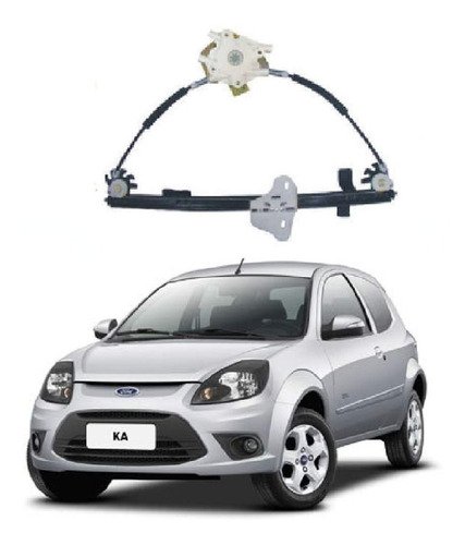 Maquina vidro eletr s/motor esquerdo ford ka 2009 2010 2011