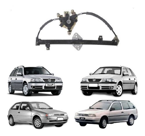 Maquina vidro eletr s/motor tras dir gol g2/g3/g4 1995/2014