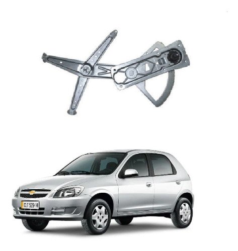Maquina vidro manual diant esq celta 4p 2007 2008 2009/2014