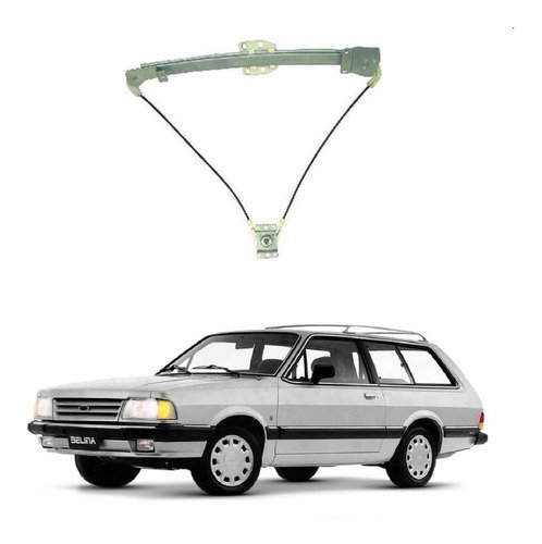 Maquina vidro manual direita belina 2 1986 1987 1988 1989