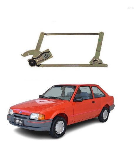 Maquina vidro manual direita escort hobby 2p 1993 1994 1995