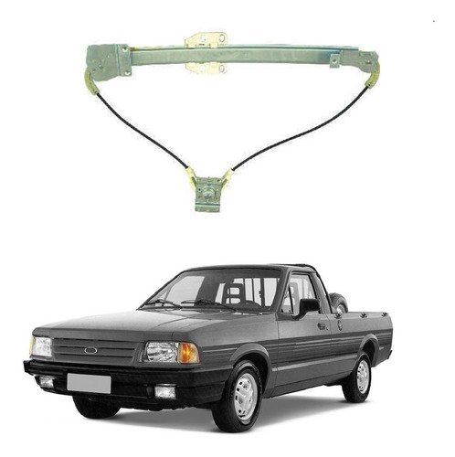 Maquina vidro manual direita pampa 1982/1994 1995 1996 1997