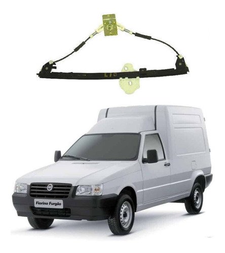 Maquina vidro manual dt direit fiorino 2p 2006 2007 2008