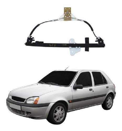 Maquina vidro manual dt esquerda fiesta street 4p 2000 2001