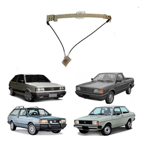 Maquina vidro manual esquerd p. baixo gol g1 1982 1983 1984