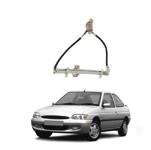 Maquina vidro manual esquerda escort europeu 1994 1995 1996