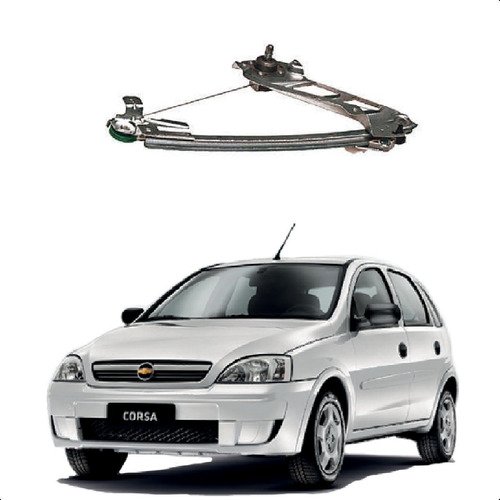 Maquina vidro manual tras esq corsa hatch joy 4p 2010 2011