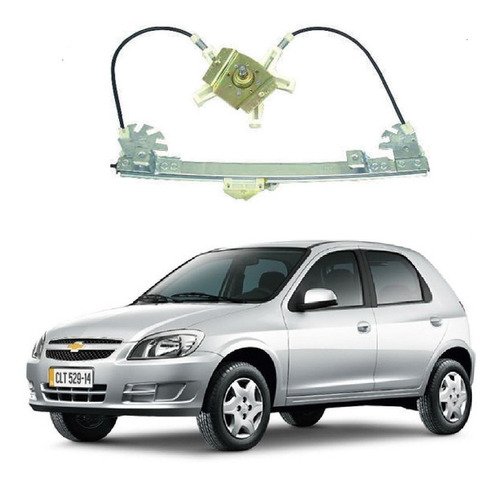 Maquina vidro manual tras esq p. baixo celta 4p 2003 2004
