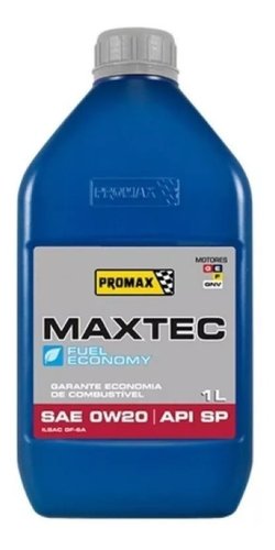 Oleo 0w20 sae maxtec api sp sintetico