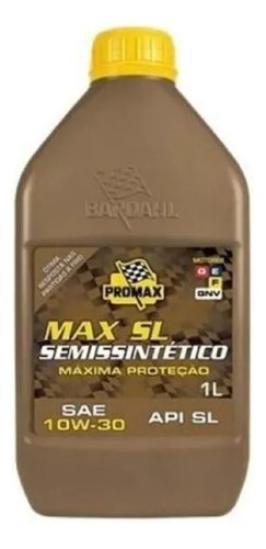 Oleo 10w30 max sl api sl semi sintetico