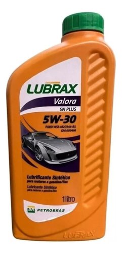 Oleo lubrificante 5w30 valora sn sintetico