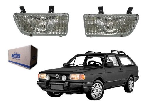 Par farol. auxiliares passageiro motorista parati 1.8 1992