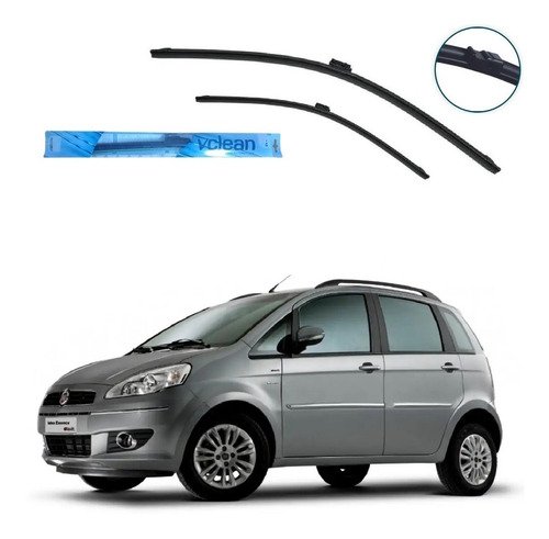 Par palheta limpador parabrisa fiat idea 2011 2012 2013