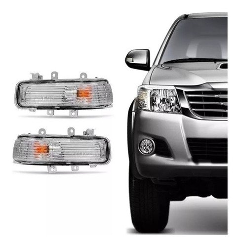 Par pisca seta do retrovisor hilux 2011 2012 2013 2014 2015
