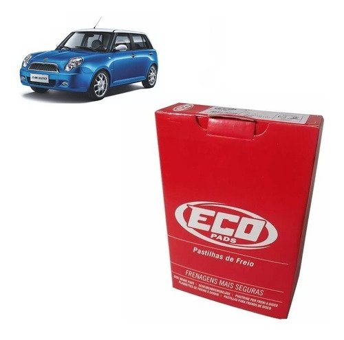 Pastilha freio diant lifan 320 elite 1.3 2010 2011 2012 2013
