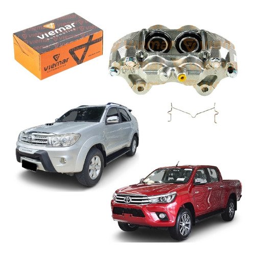 Pinça freio dianteira esquerda hilux sw4 2.7 3.0 2006 a 2015