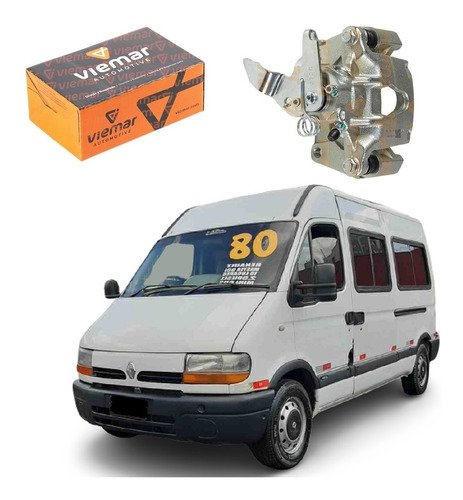 Pinça freio tras. direita renault master 2.5 16v 2004 a 2013