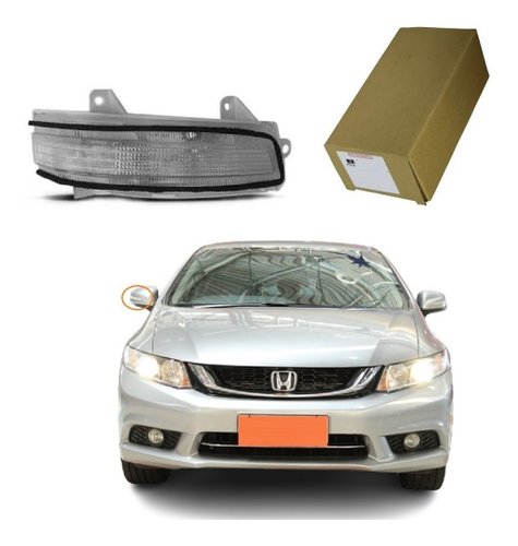 Pisca seta retrovisor passageiro honda civic 2013 14 15 2016