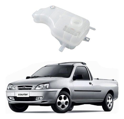 Reservatorio agua radiador courier 1.6 8v zetec 2007 a 2013