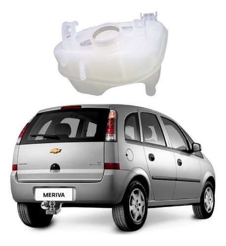 Reservatório agua radiador meriva 1.8 8v sem abs 2 saidas