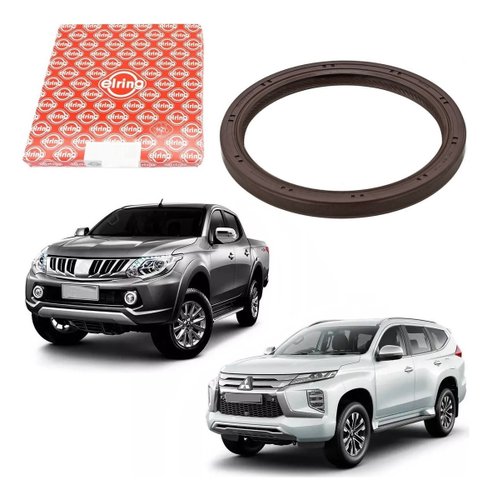 Retentor polia motor dianteiro l200 hpe pajero 2.4 16v 4n15