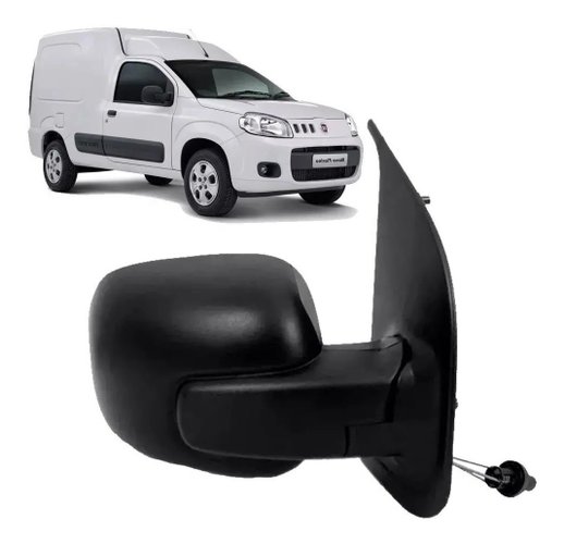 Retrovisor ext fiorino 2015 2016 e 2017 esq c/controle
