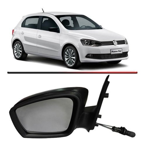 Retrovisor ext gol g6 2013 a 2016 esq c/controle s/pisca